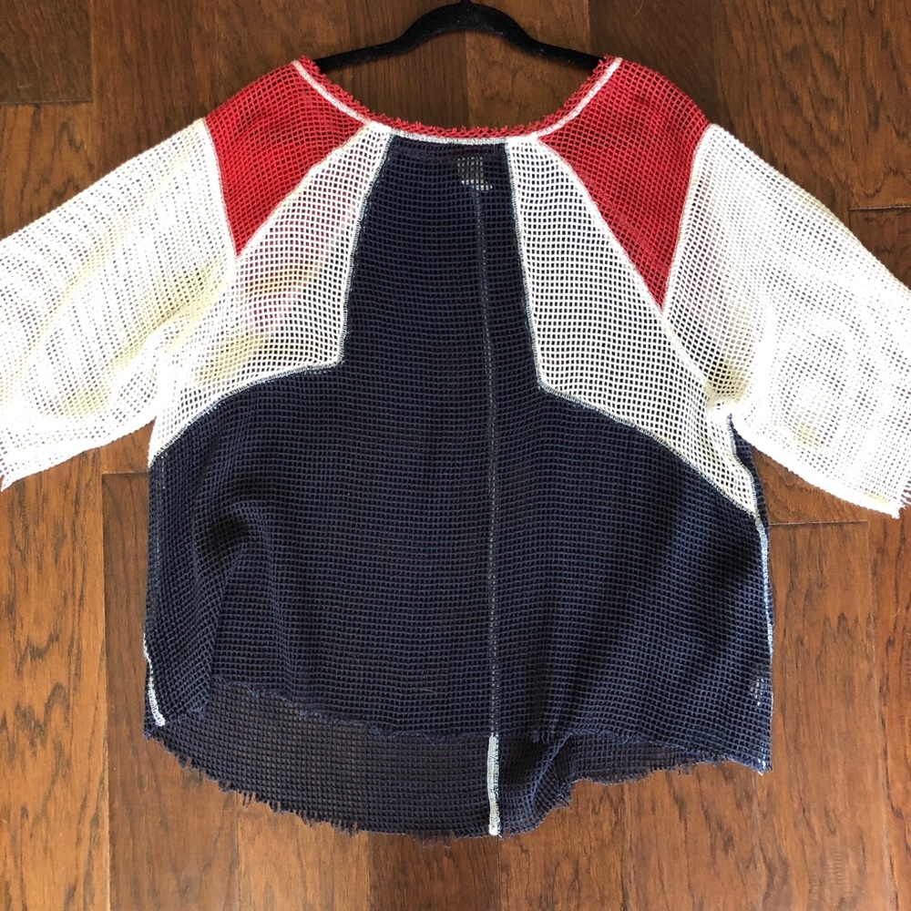 Free People mesh top. Never worn
